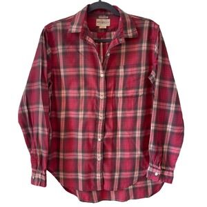 Ralph Lauren Denim & Supply Boyfriend Plaid Womens Shirt M